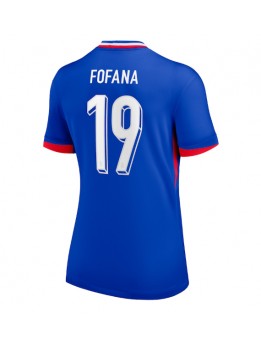 Frankreich Youssouf Fofana #19 Heimtrikot für Frauen EM 2024 Kurzarm